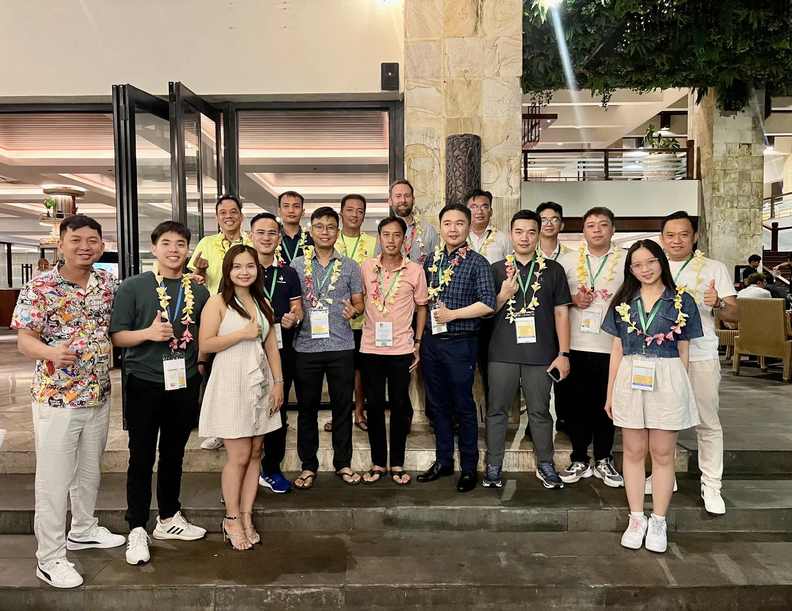 FIX team members and industry peers at a professional event