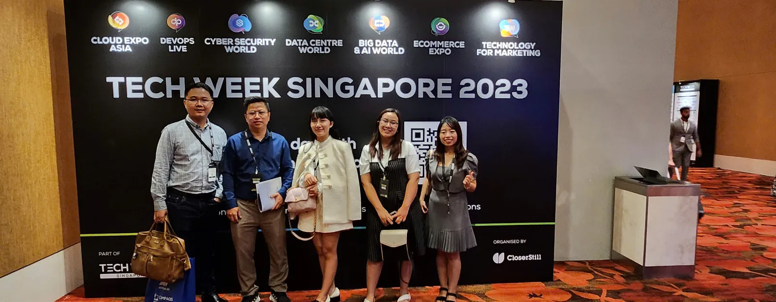 FIX team members at Tech Week Singapore 2023